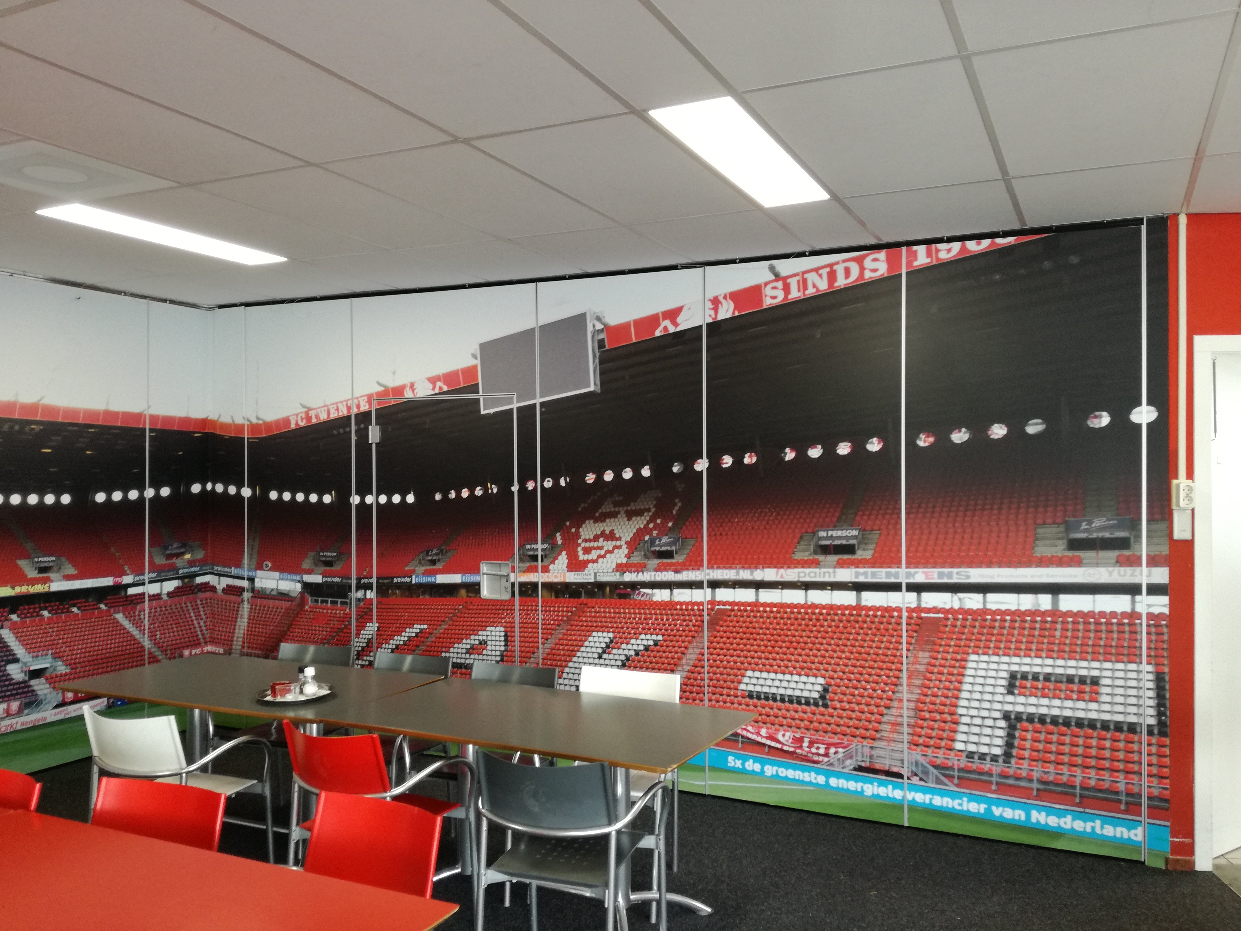 Sportman Rudyard Kipling Vader fage Wandvisual - FC Twente - AS Paint Vriezenveen